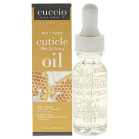 Cuticle Revitalizing Oil - Milk and Honey by Cuccio Naturale for Unisex - 0.5 oz Oil