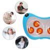 OSITO Electric Lumbar Neck Back Massage Pillow Massager Kneading Cushion Heat