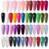 12ml Solid Color Glitter Cat Eye Sequin Soak Off Nail Art Varnish Professional Manicure Design Salon 66 Colors Nail Polish UV Gel