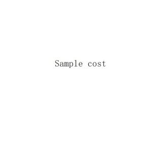 Sample Cost (Option: Sample cost)