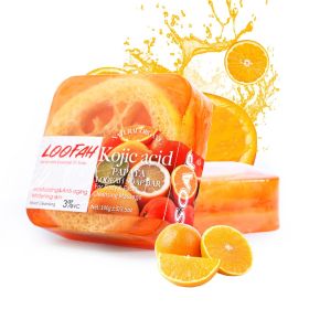 Transparent Handmade Plant Essential Oil Soap (Option: Luffa Kojic Acid With Label)