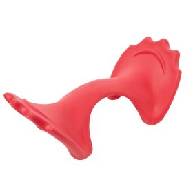 1pc TPO Handheld Neck Massager, Multifunctional Mini Fitness Massager, Manual Trigger Point Massager, Body Scalp Massager Portable For Neck, Shoulder (Color: Red)