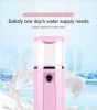 New Upgrade Mini Portable Nano Sprayer USB Facial Body Atomizer Steamer Moisturizing Skin Care Handheld Spray Skin Moisture Test