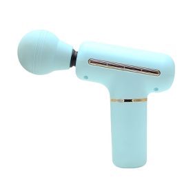 Portable Mini Massage Gun for Deep Tissue Massage - Perfect for Travel and Home Use (Color: Light Blue)