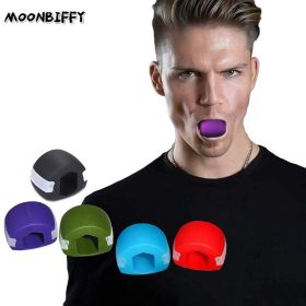 Jawline Training Thin Face Fitness Ball Facial Muscle Activate Exercise Mouth Masseter Jaw Chin Slimming Mandibular Lift Tools (Color: Blue)