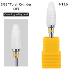 1 piece Nail Art Ceramic Unloading Polishing Head to Dead Skin Polishing Machine Nail Tool Polishing Head Replacement Head (Color: PT-16)