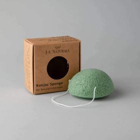 Konjac Sponge (Duo) (Sponge 1 Type: Green Tea, Sponge 2 Type: Green Mint)