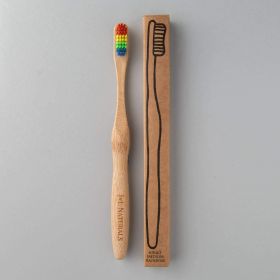 Bamboo Toothbrush (Duo) (Color 1: Rainbow, Color 2: Rainbow)