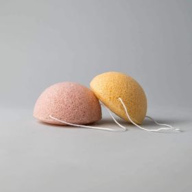 Konjac Sponge (Duo) (Sponge 1 Type: Activated Charcoal, Sponge 2 Type: Activated Charcoal)