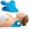 Neck and Shoulder Relaxer;  Neck Stretcher for TMJ Pain Relief and Neck Alignment;  with Acupressure Massag Design Neck Pain Pillow Cervical Traction