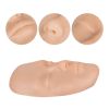 Stereoscopic Full Face Silicone Tattoo Practice Skin Microblading Mannequin Heads for Permanent Makeup Brows Nose Lips Eyes Line